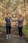 BIKE WORLD - Women's Eco Tee - Heather Brown