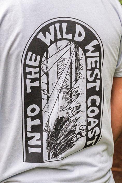 WILD  - Unisex Eco Tee - Steel - SALE
