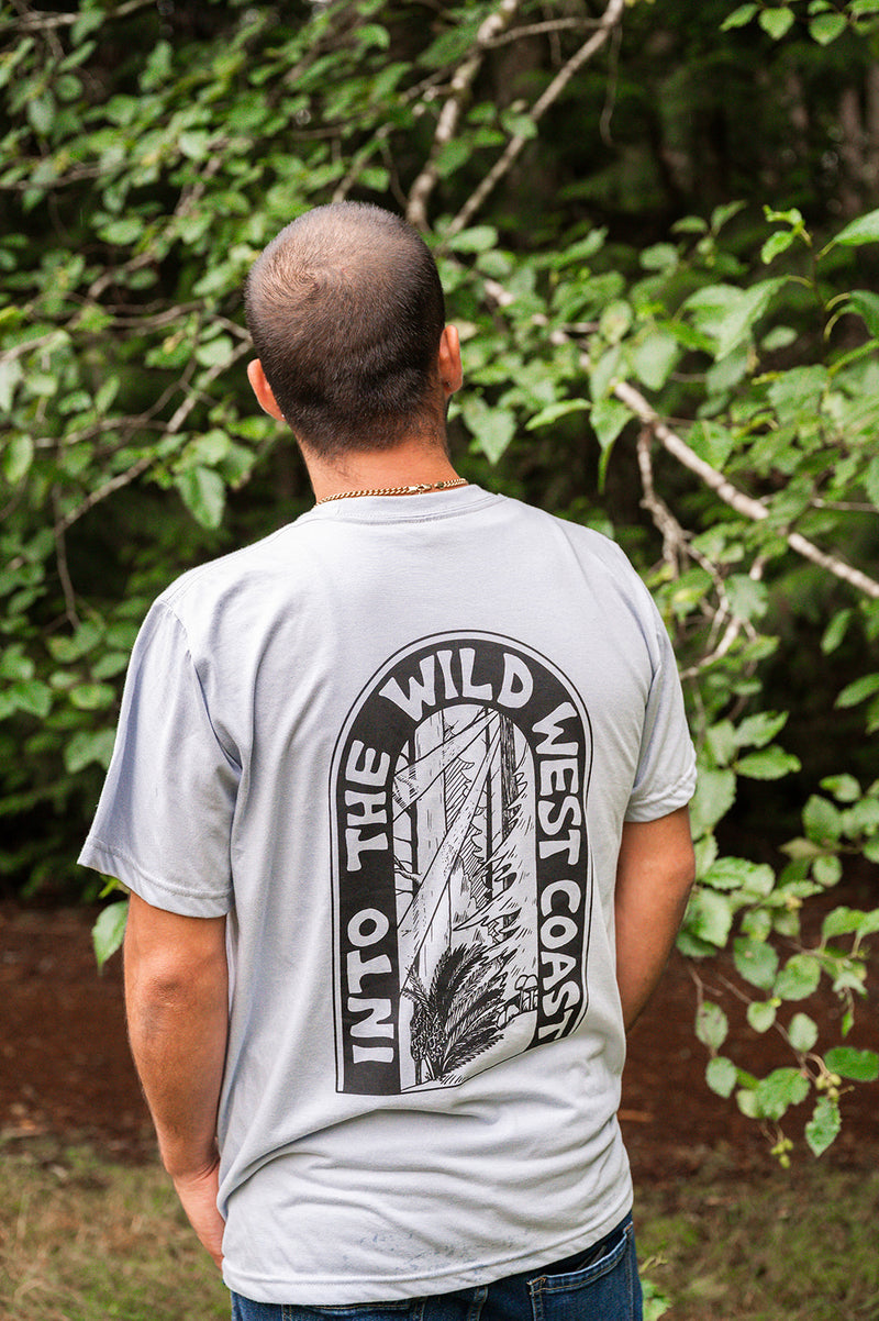 WILD  - Unisex Eco Tee - Steel - SALE