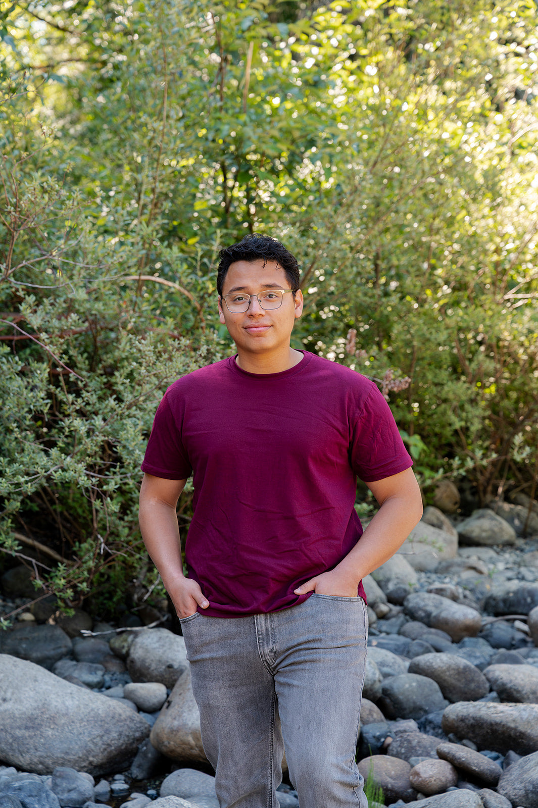 Unisex 100% Organic Cotton Tee - Blank Apparel - Maroon