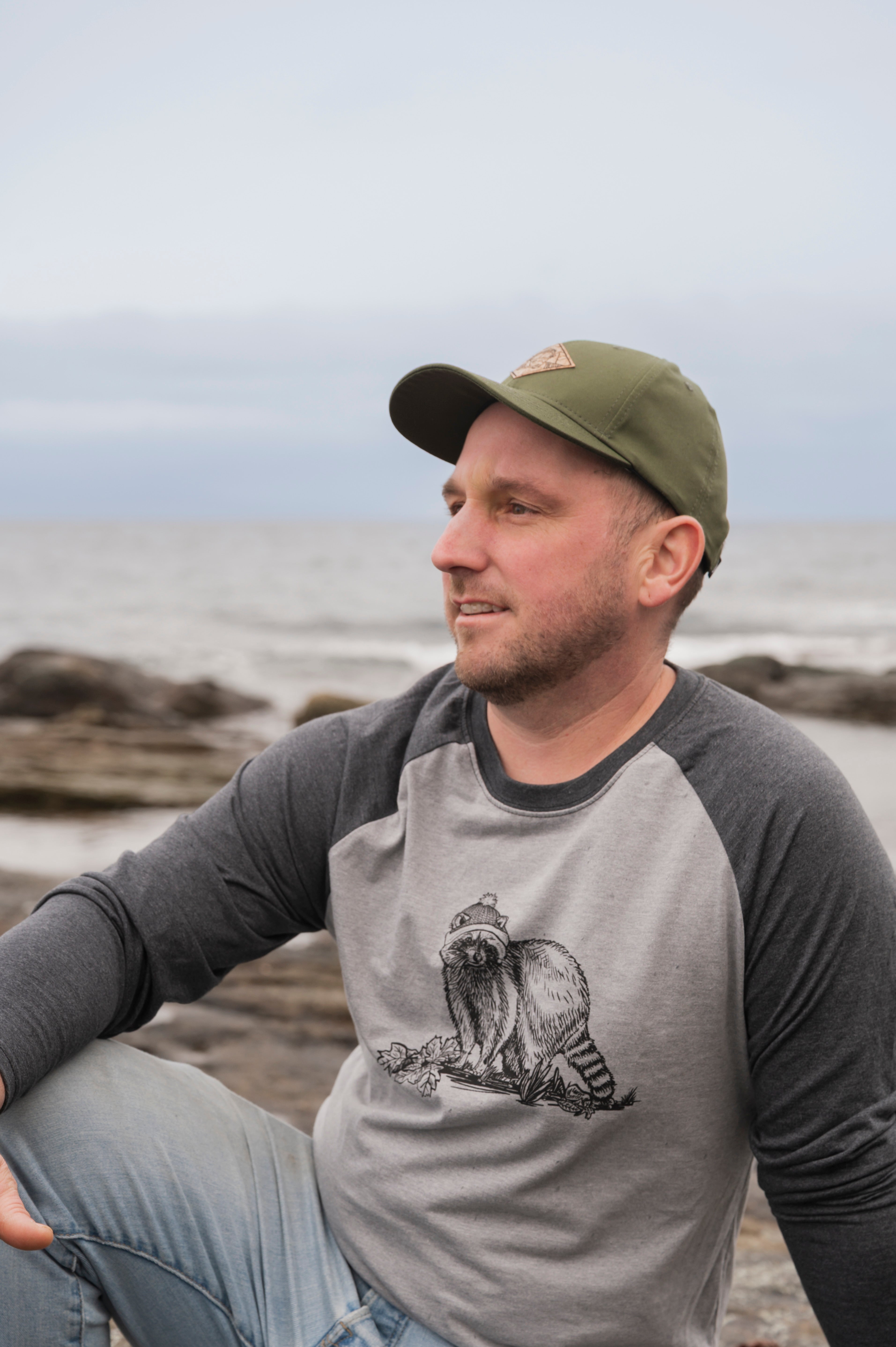 RACCOON - Unisex Eco Long Sleeve Tee