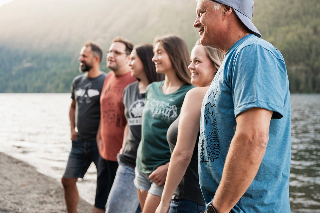 INTO THE FOREST - Unisex Eco Tee Heather Teal