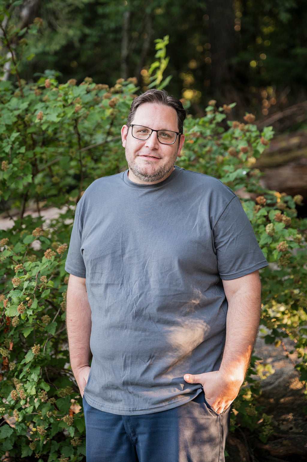 Storm Grey Unisex Organic Cotton Tee