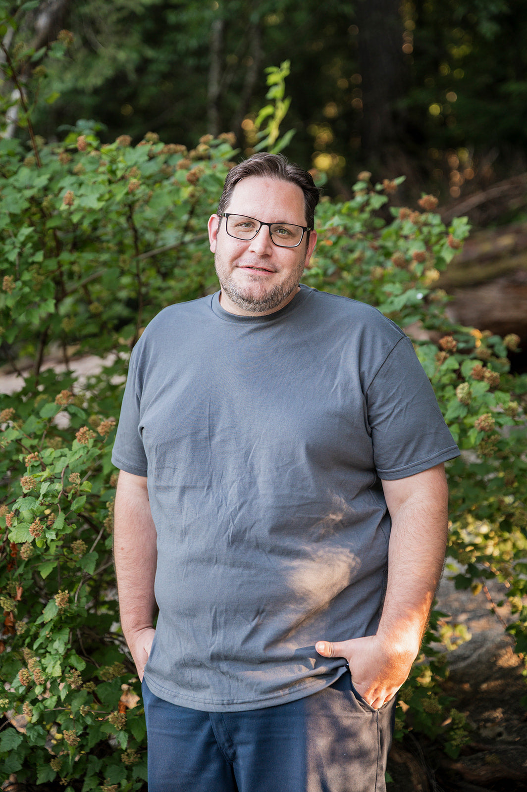 Storm Grey Unisex Organic Cotton Tee