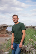 Forest Green Unisex Organic Cotton Tee