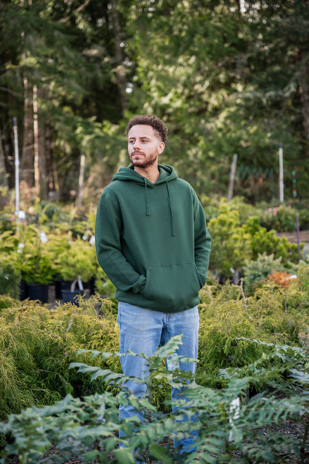 Unisex Eco Hoodie - Forest Green