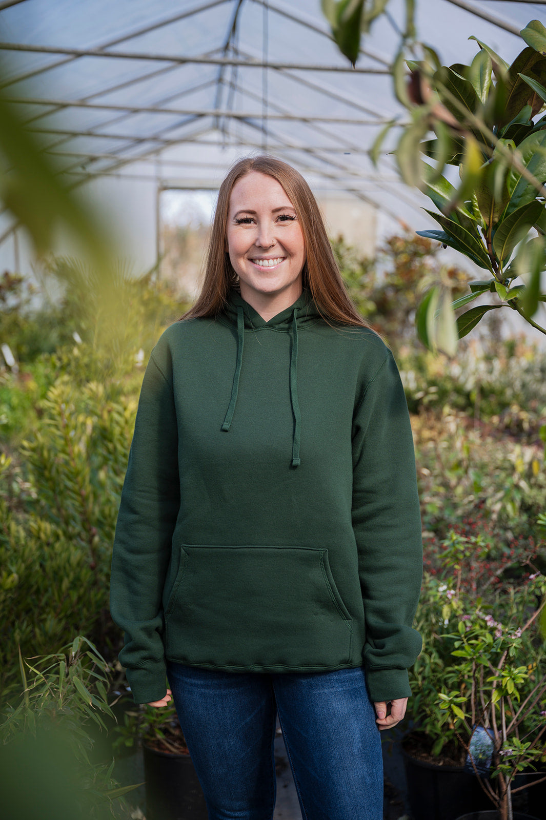 Unisex Eco Hoodie - Forest Green – KINDRED COAST