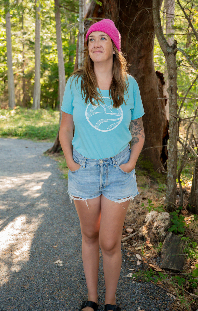 LOGO - Women's Eco Tee - Turquoise