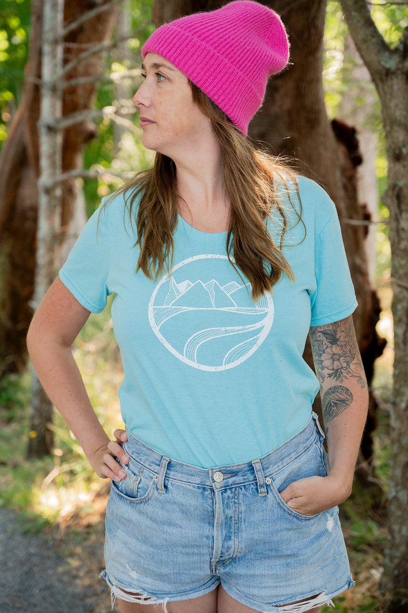 LOGO - Women's Eco Tee - Turquoise