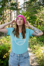 LOGO - Women's Eco Tee - Turquoise