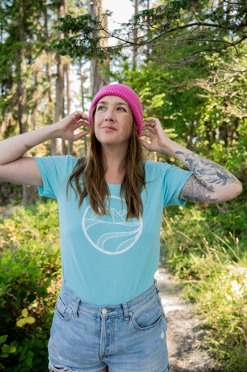 LOGO - Women's Eco Tee - Turquoise