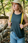 Women's Bamboo Tank - Charcoal Grey