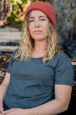 Women's Eco Tee - Blank Apparel - Heather Charcoal