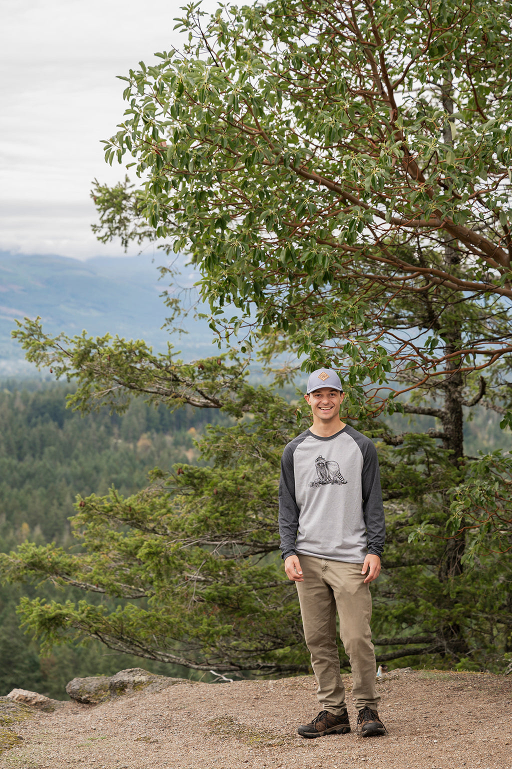 RACCOON - Unisex Eco Long Sleeve Tee