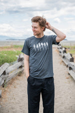 TREELINE - Unisex Eco Tee - Charcoal