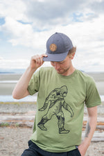 SASQUATCH- Unisex Eco Tee - Army