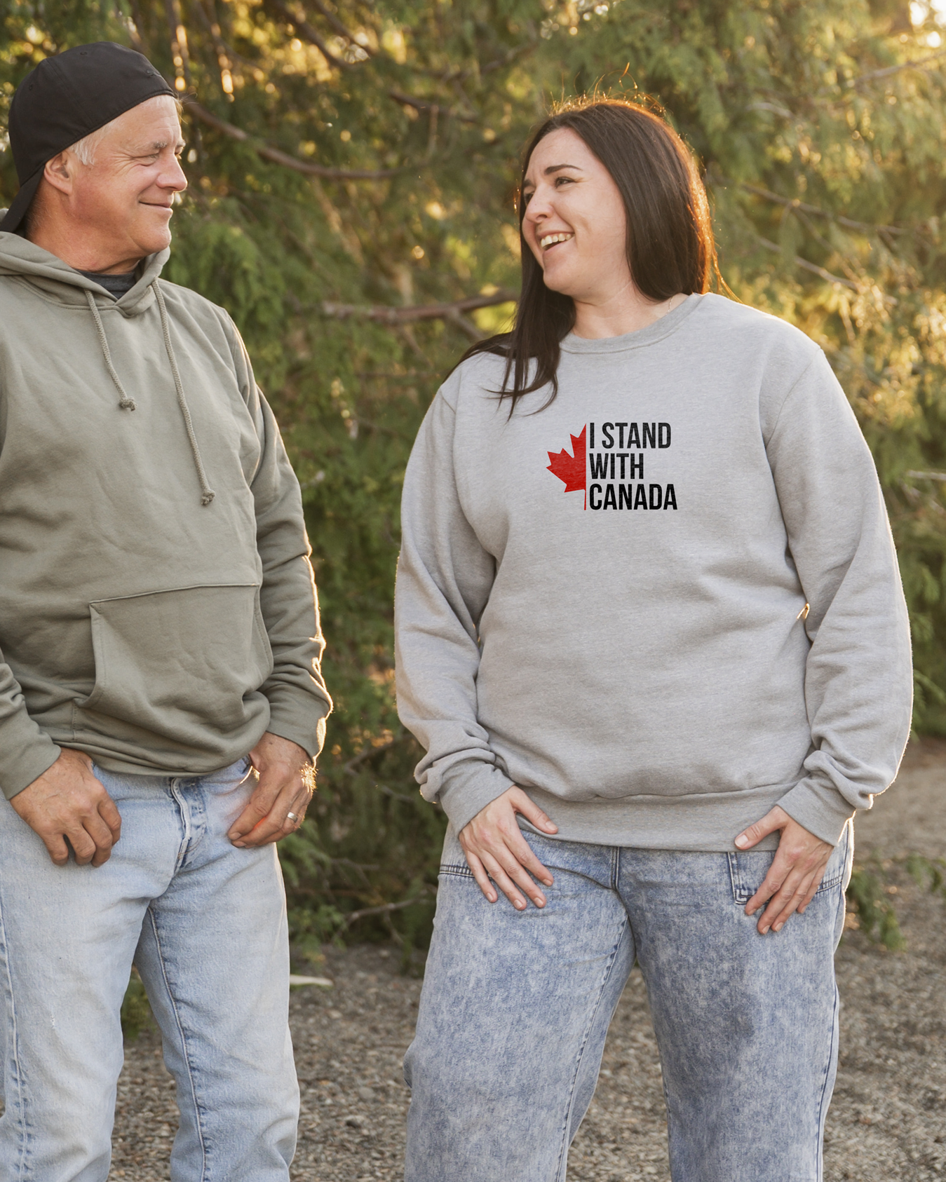 Tod Maffin's Stand With Canada  - Unisex Eco Crewneck Sweatshirt
