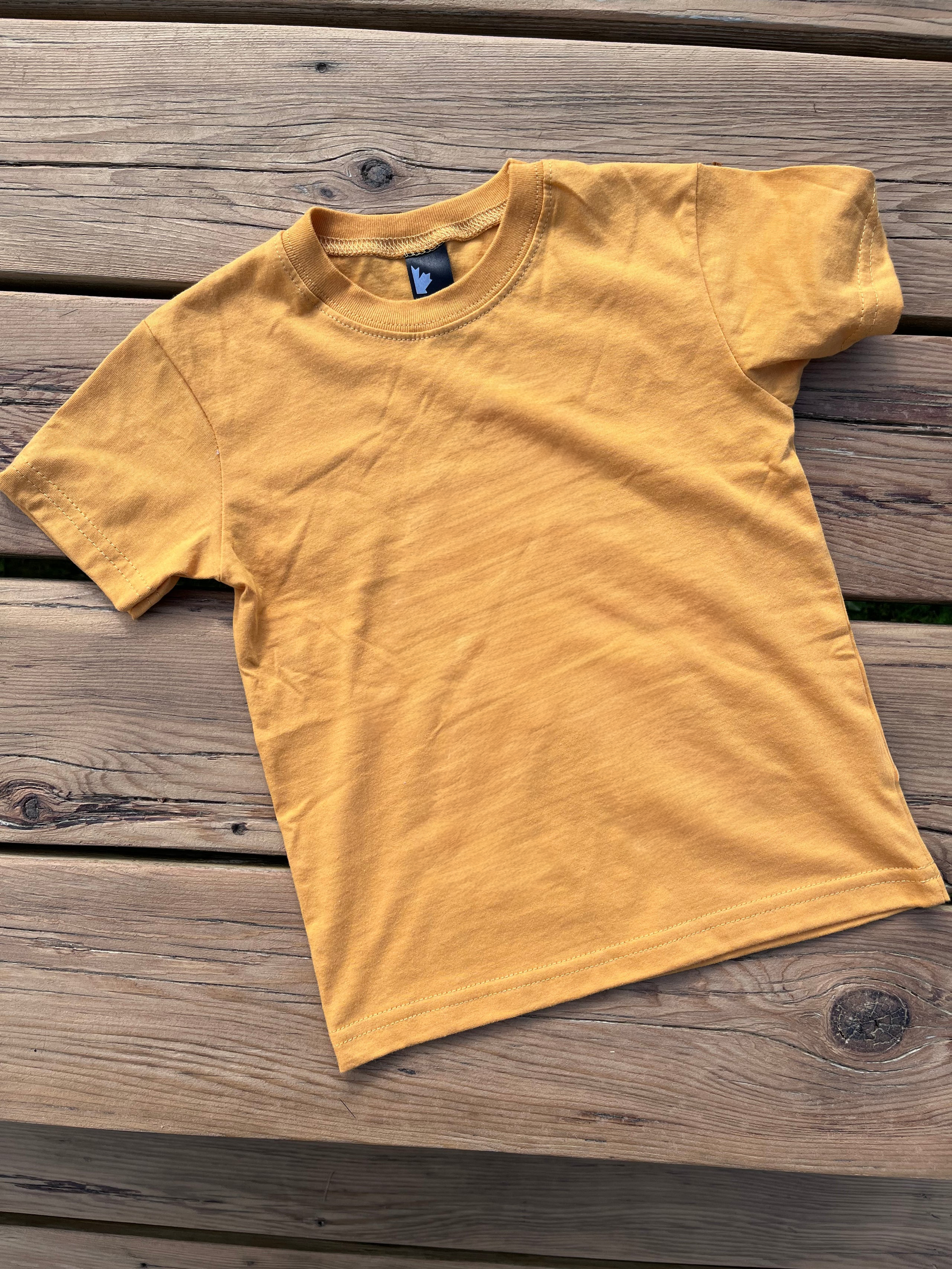 Kids Organic Cotton Tee - Gold
