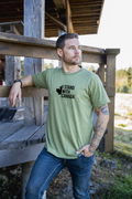 Tod Maffin's Stand with Canada - Unisex Eco Tee - Heather Army