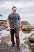 BIKE WORLD - Unisex Organic Cotton Tee - Storm Grey
