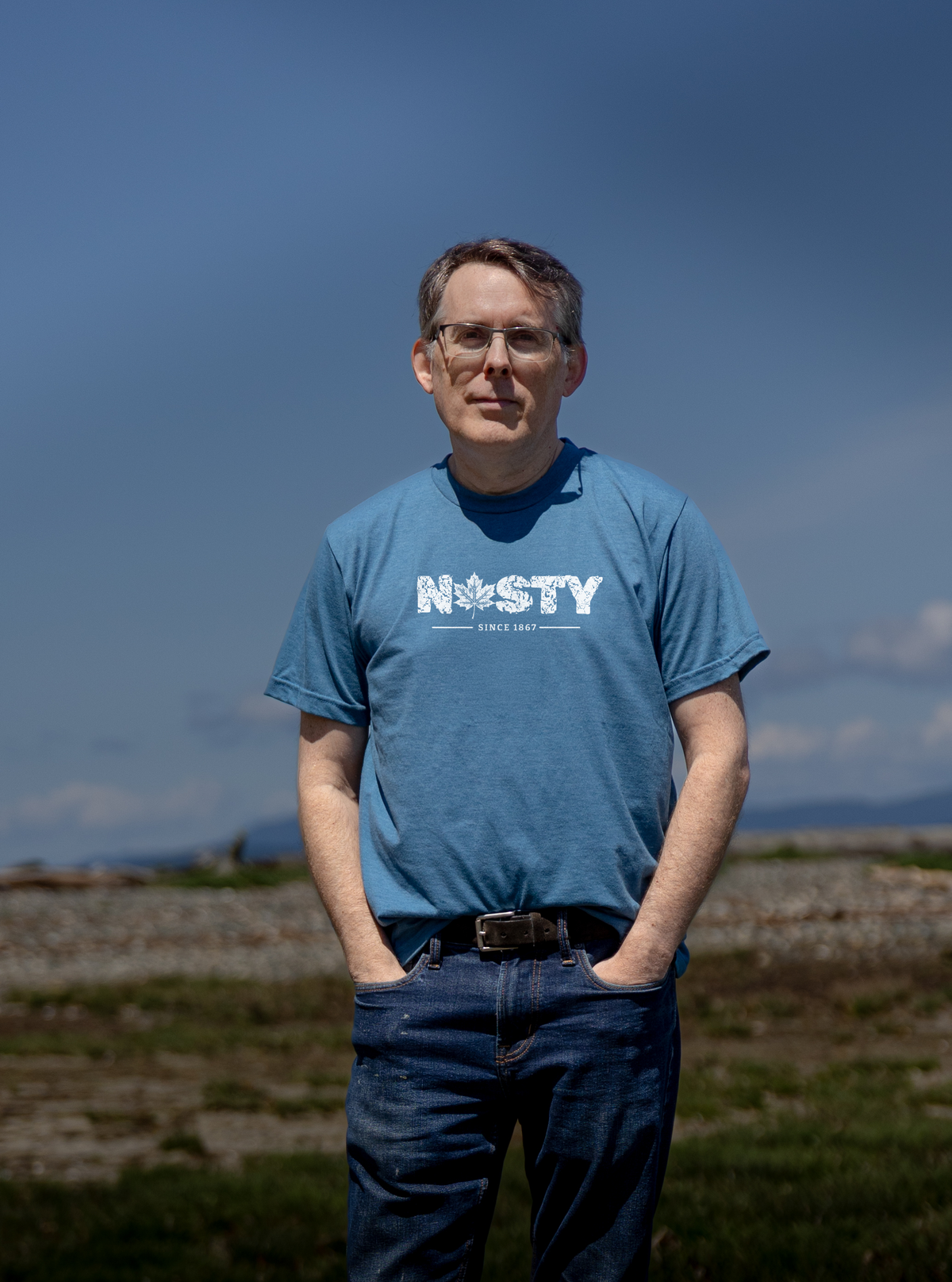 Tod Maffin's Nasty Since 1867- Unisex Eco Tee - Heather Teal