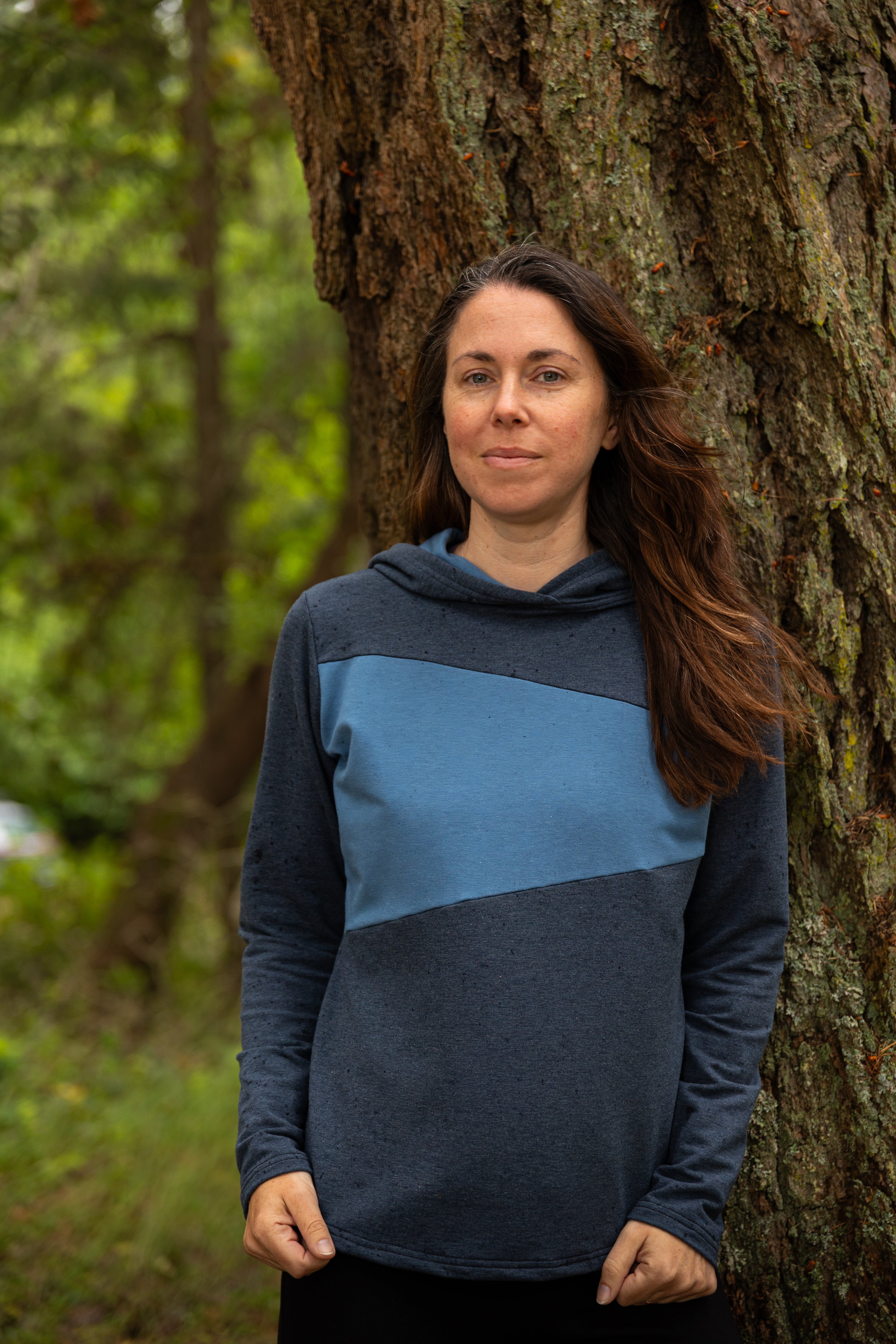 Womens TENCEL™ Limited Edition Panel Hoodie