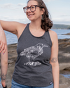 RAVEN - Women's Eco Racerback Tank Top - Charcoal