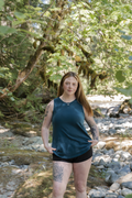 Women's Relaxed Tank - 100% Organic Cotton- Blank Apparel - Ocean
