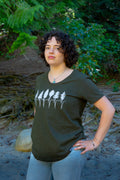 TREELINE - Women's 100% Organic Cotton Tee - Olive