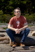 Tod Maffin's Emotional Support Canadian - Unisex Eco Tee - Heather Rust