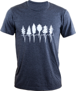 TREELINE - Unisex Eco Tee - Charcoal