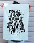 TALL TREES - Organic Cotton & Hemp Tea Towel