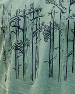 SPRING TREES - Women's Eco Tee - Heather Army Green