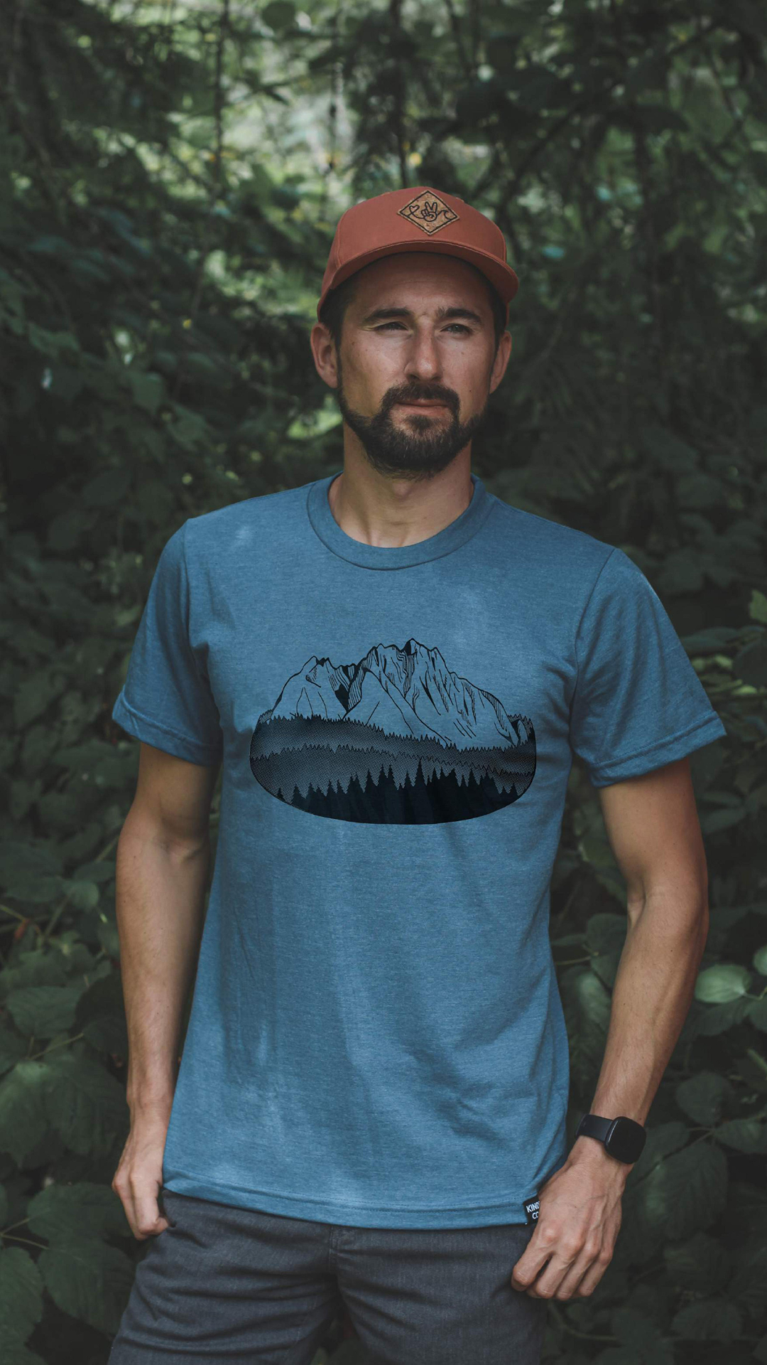 FLOATING ISLAND - Unisex Eco Tee - Heather Teal