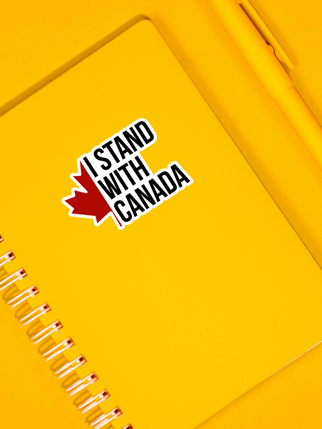 Tod Maffin's Stand With Canada Vinyl Eco Sticker