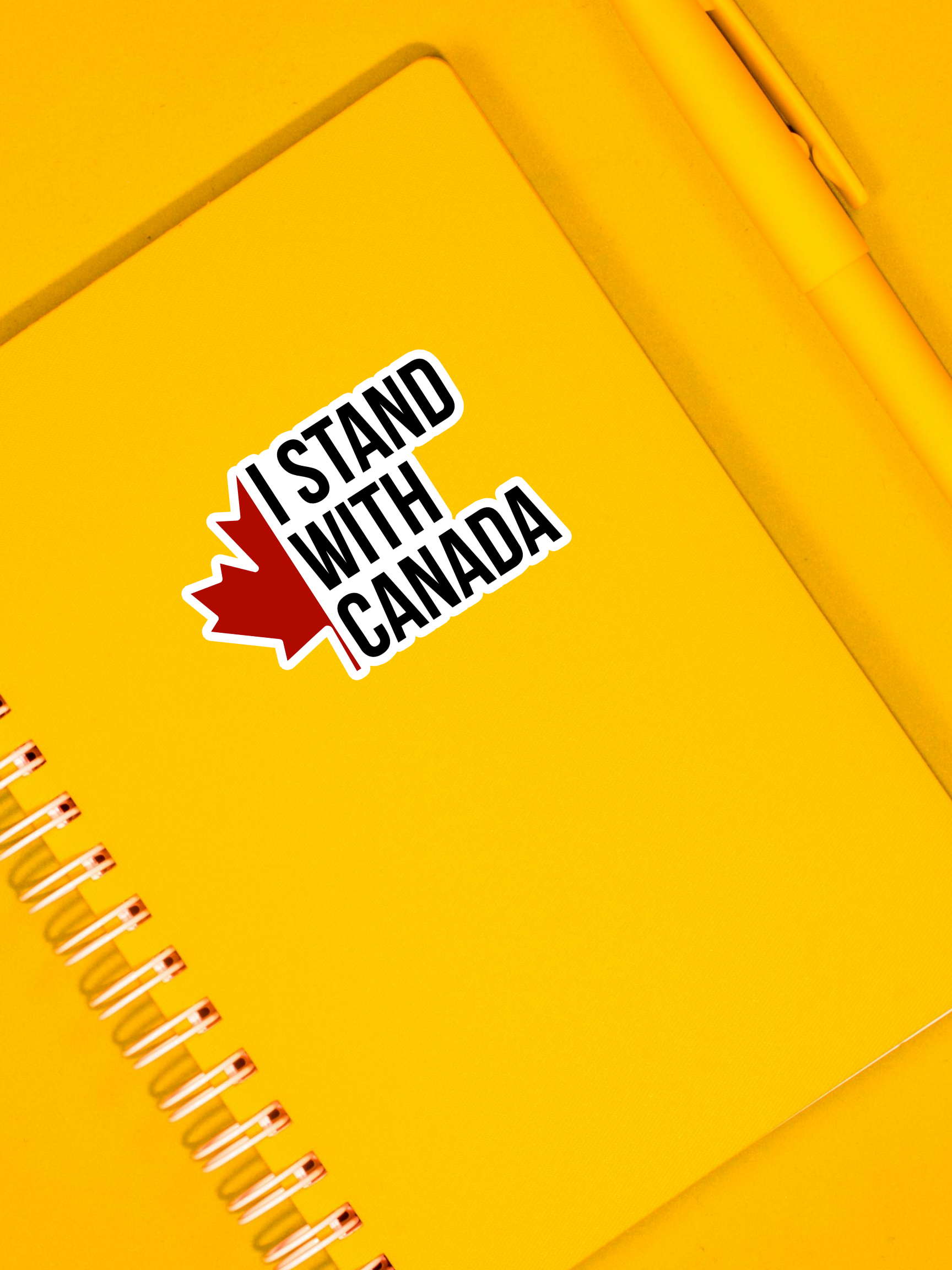 Tod Maffin's Stand With Canada Vinyl Eco Sticker