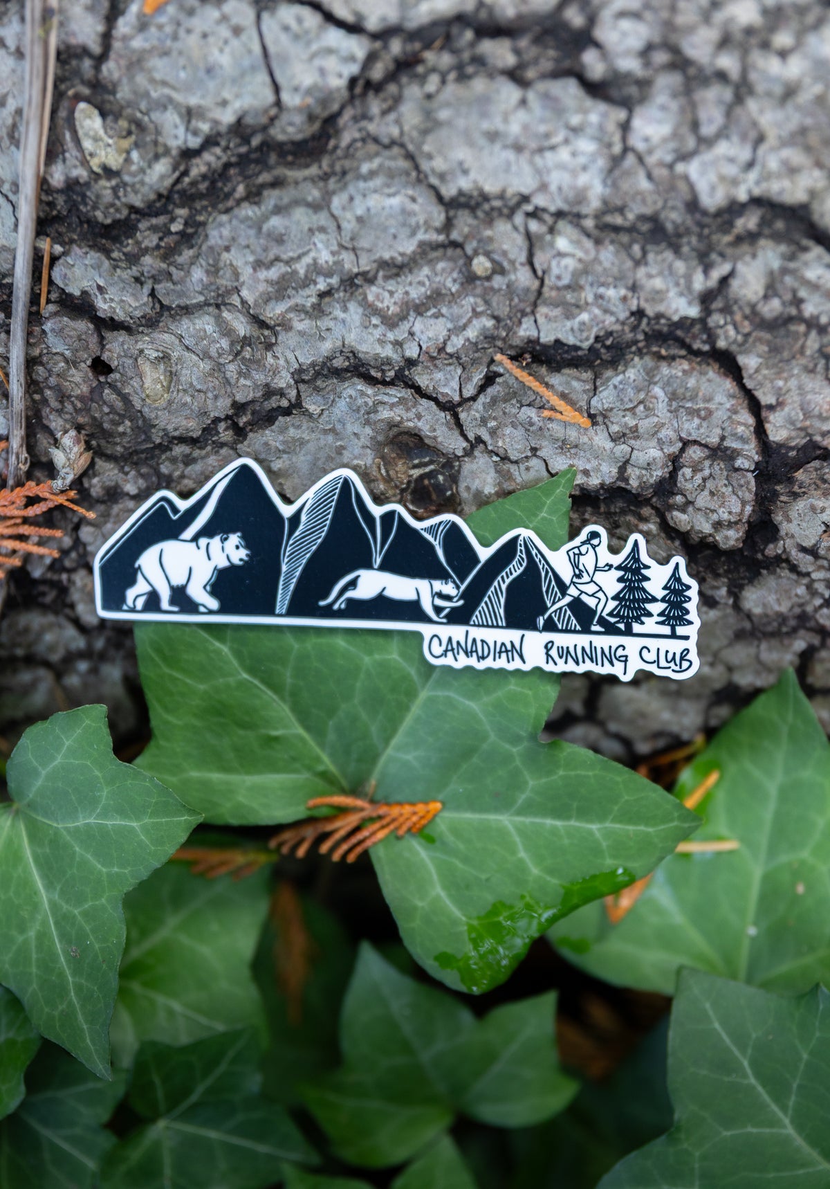 CANADIAN RUNNING CLUB Eco Vinyl Stickers