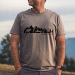 CANADIAN RUNNING CLUB - Unisex Eco Tee - Heather Brown