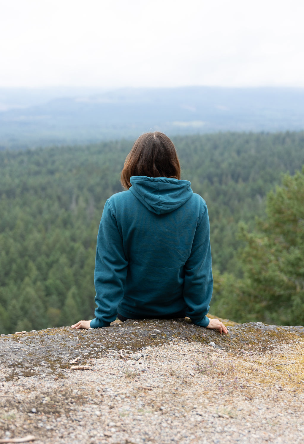 Unisex Organic Cotton Hoodie - Blank Apparel - Ocean Blue