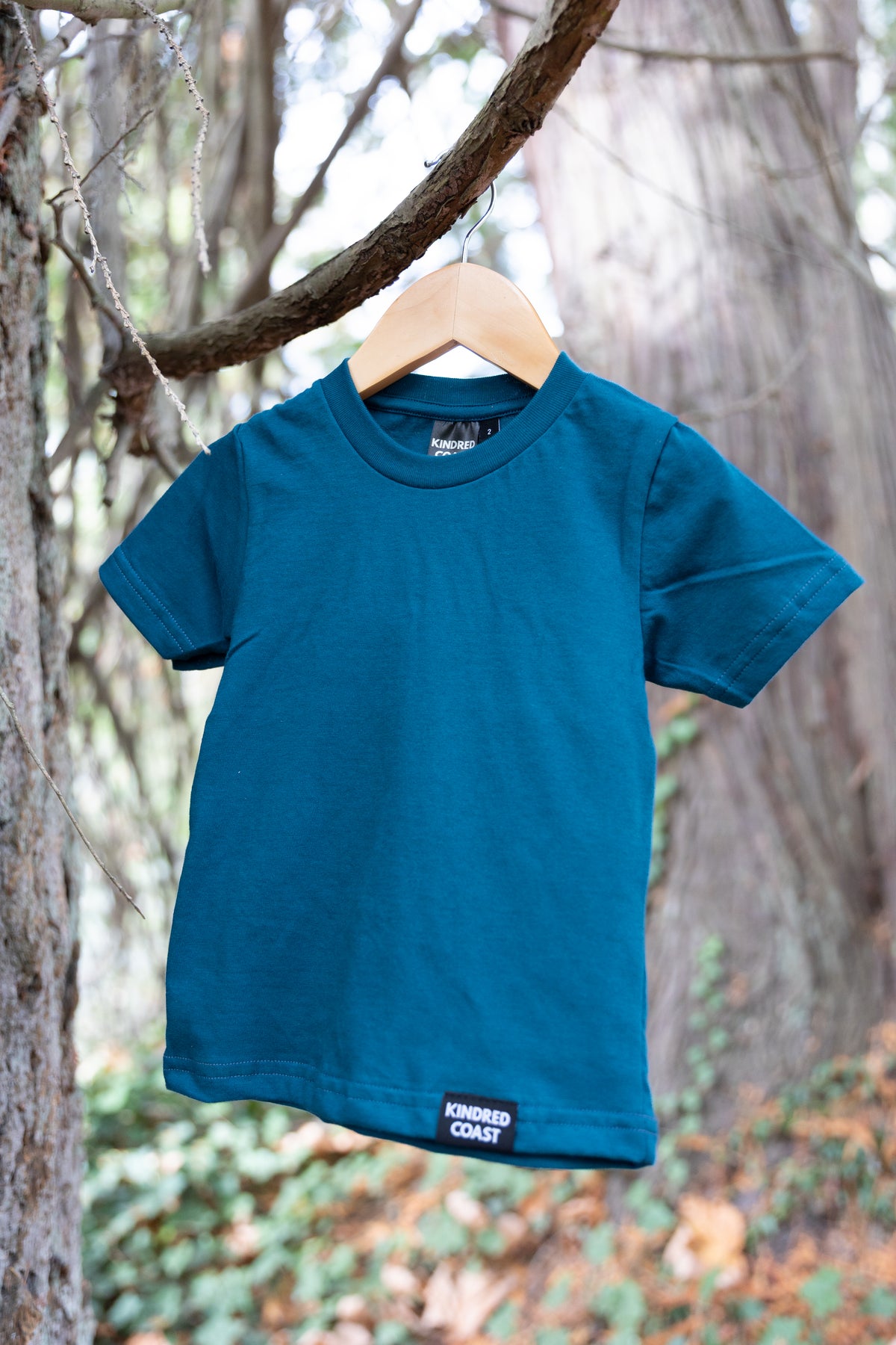 Kids Organic Cotton Tee - Blank Apparel - Ocean