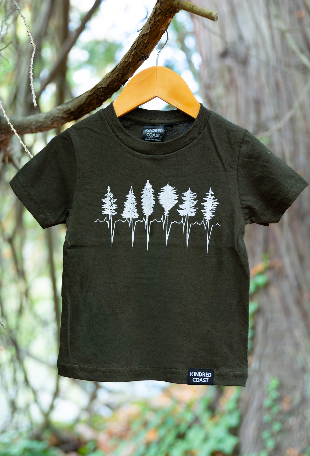 TREELINE - Kids Organic Cotton Tee - Olive
