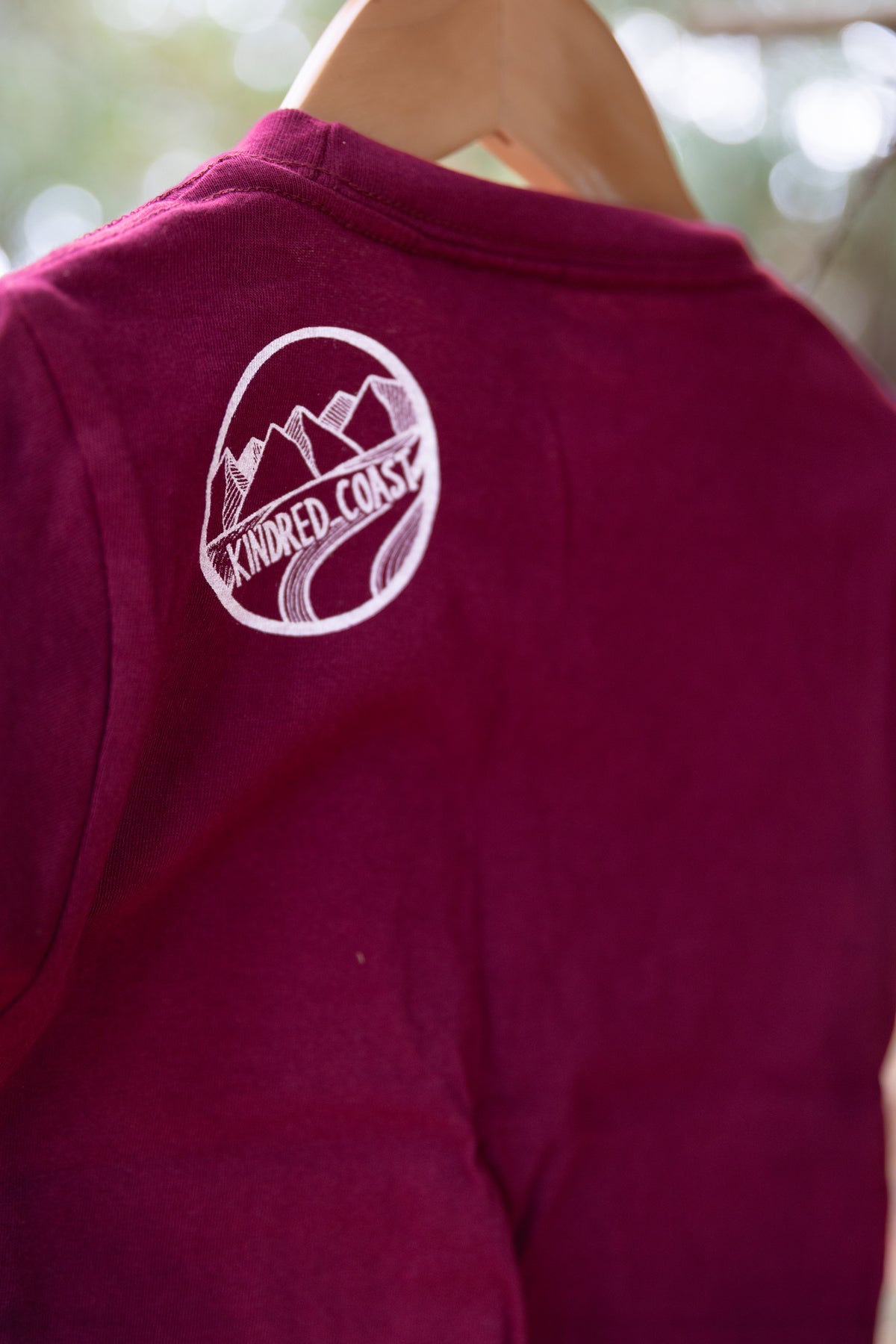 BUTTERFLY - Kids Organic Cotton Tee - Maroon
