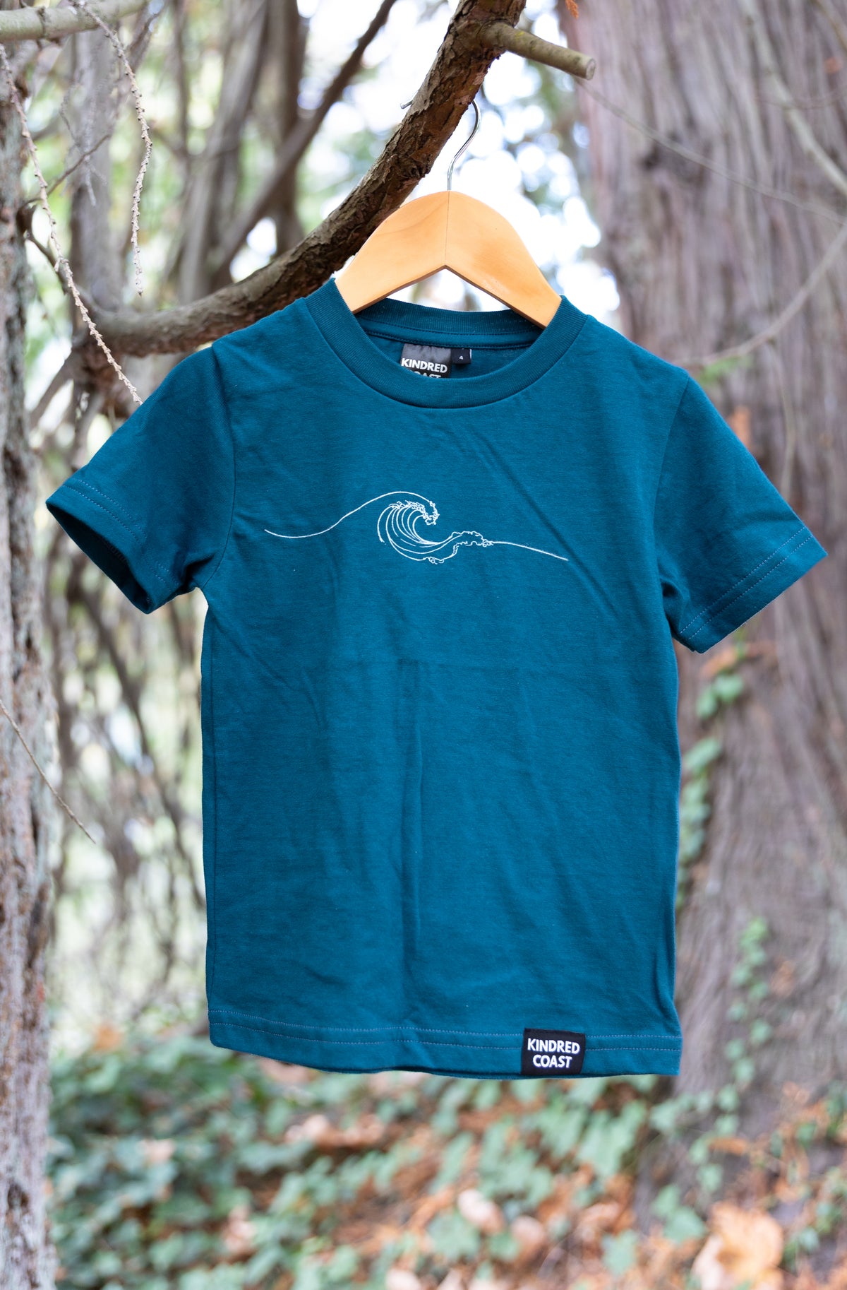 NEW WAVE - Kids Organic Cotton Tee - Ocean