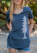 ELDERS - Women's 100% Organic Cotton Tee - Slate