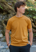 Unisex 100% Organic Cotton Tee - Blank Apparel - Gold