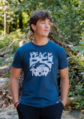 PEACE NOW -  100% Organic Cotton Unisex Tee - Midnight