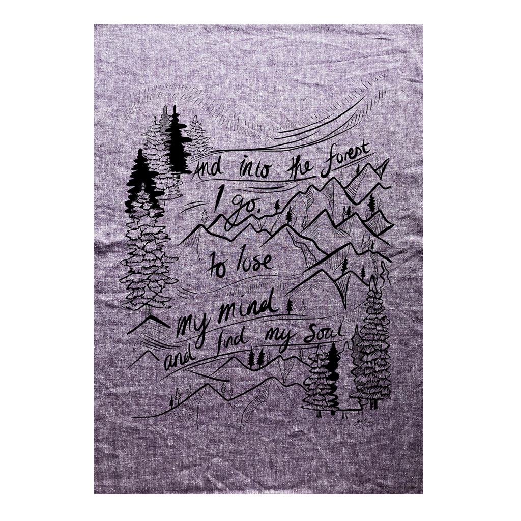 INTO THE FOREST - Organic Cotton & Hemp Tea Towel