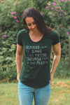 VEGGIE WISDOM - Women's Bamboo Tee - SALE