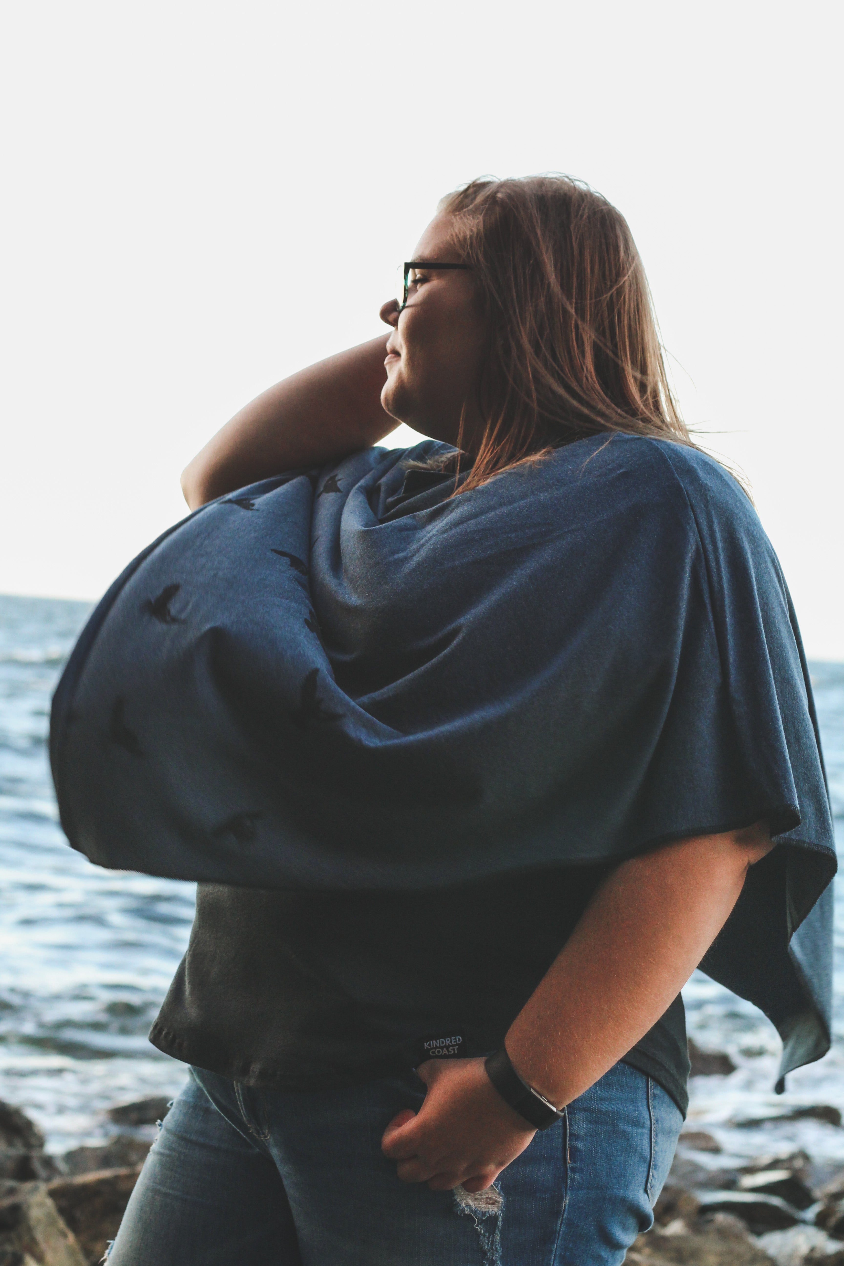 Heather Lake Poncho - 2 Print Options