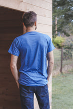 Heather Royal Blue Unisex Eco Tee